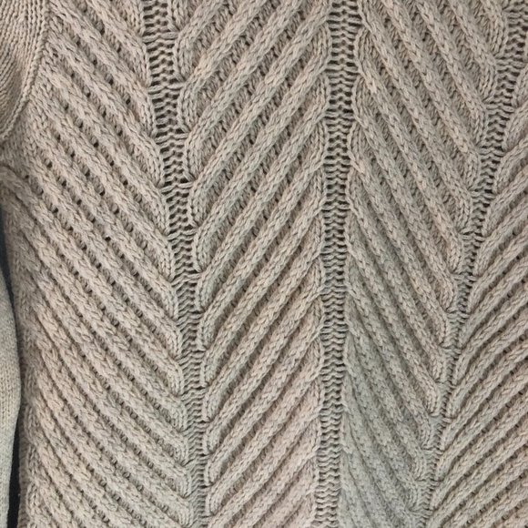 Vince Yak Wool Blend Chevron Knit Turtleneck Sweater XXS - Picture 3 of 12